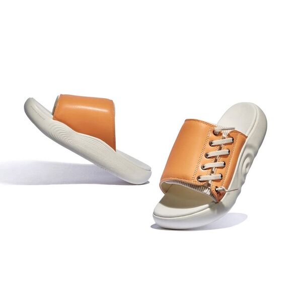 UIN Women's Summer Platform Slide Sandal Travel Shoes (MOCK ORANGE MAHON 2) - Picture 2 of 9